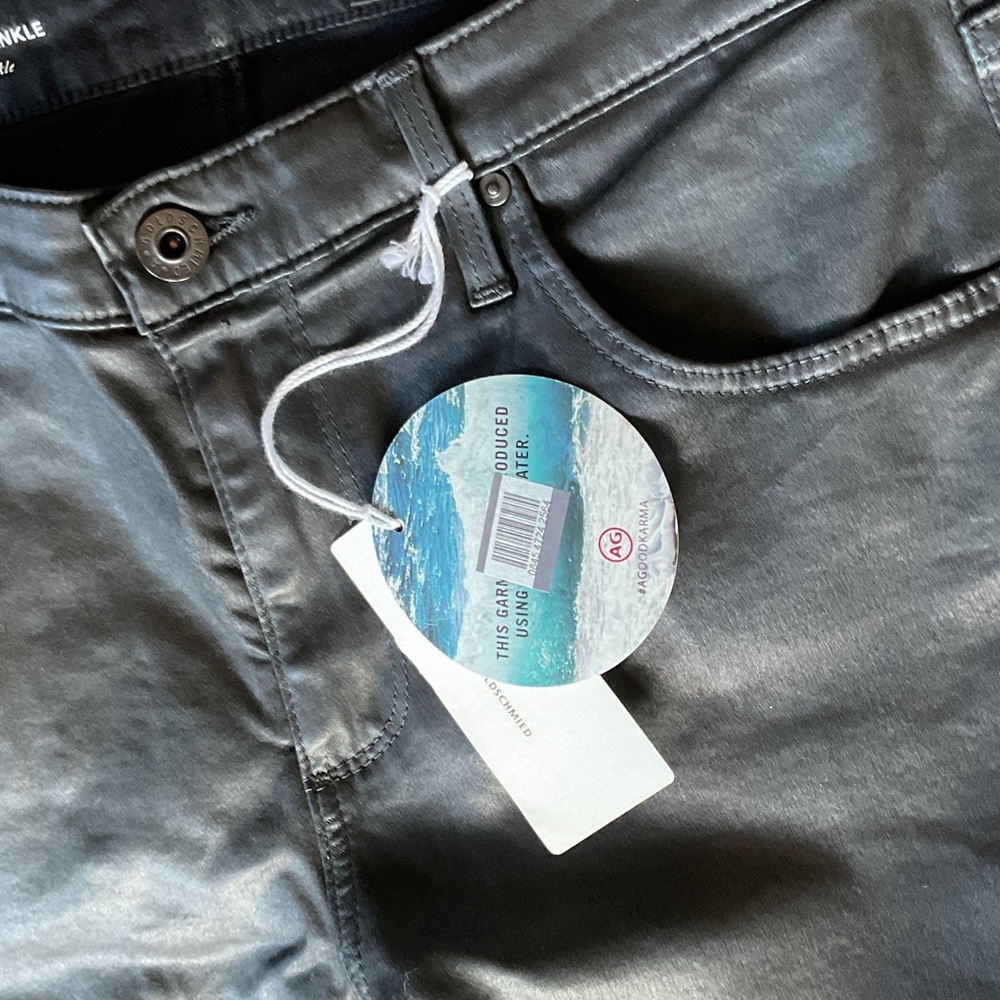 AG Leatherette The Legging Skinny Jeans - Picture 8 of 13